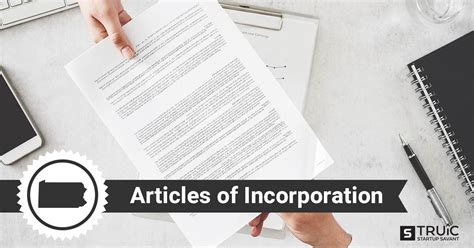 Articles Of Incorporation Pennsylvania Nonprofit Truic