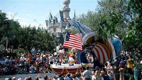 America On Parade On Disneylands Main Street Usa Closed