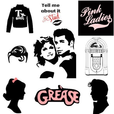Grease The Movie Svg Collection For Cricut Or Silhouette Etsy
