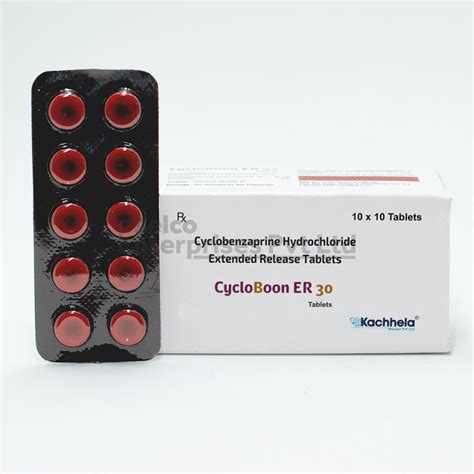 Cyclobenzaprine Hydrochloride Tablet 10mg Prescription Treatment