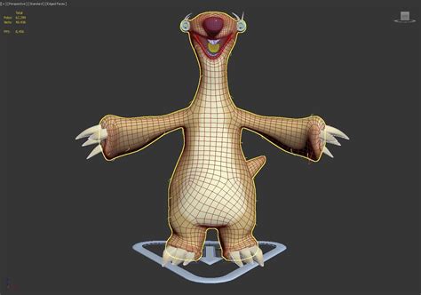Sid From Ice Age 3d Model By Pipepipe123