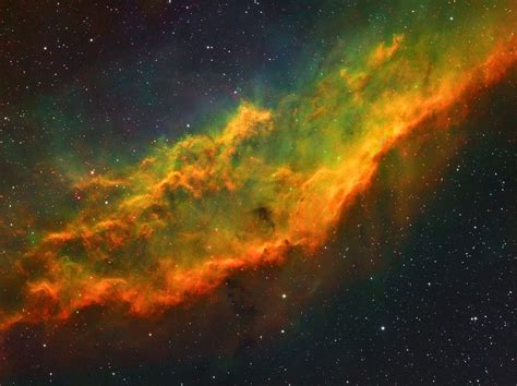 NGC 1499 Californianebel In Hubble Farben Spektrum Der Wissenschaft