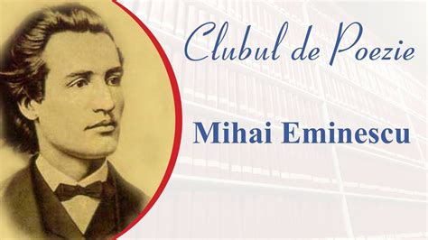 Clubul De Poezie Mihai Eminescu YouTube