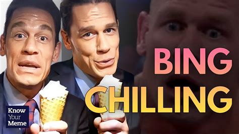 John Cena Speaking Chinese And Eating Ice Cream Aka The Bing Chilling Meme Returns YouTube