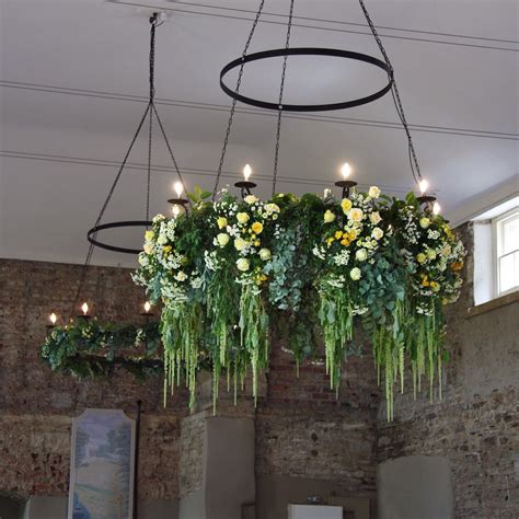 Hanging Floral Chandelier By Emma Hewlett Flowers Hanging Flowers