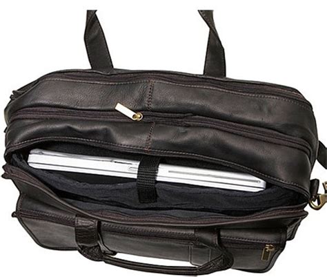 Edmond Leather Expandable Briefcase Carry All El 211