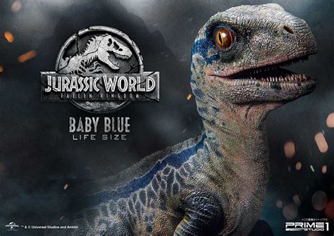 Jurassic World Fallen Kingdom Life Size Baby Blue Statue By Prime 1