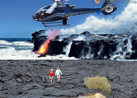 Live Volcano Helicopter And Ground Tour Combo Live Volcano Tour