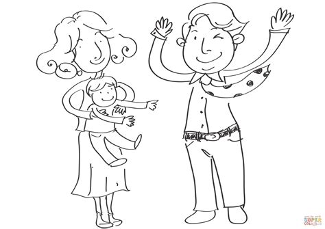 Si los derechos de autor de cualquier imagen png le pertenecen, ¡contáctenos y lo eliminaremos! Dibujo de Familia feliz para colorear | Dibujos para ...