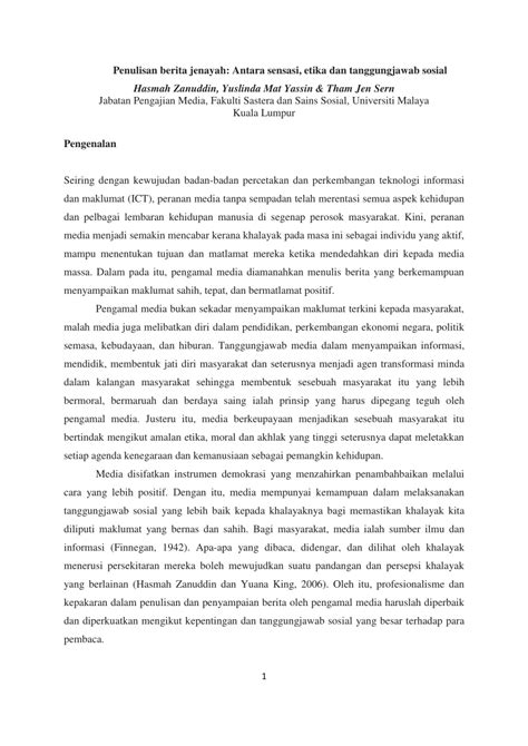 Contoh Ulasan Artikel Surat Khabar - malaynau