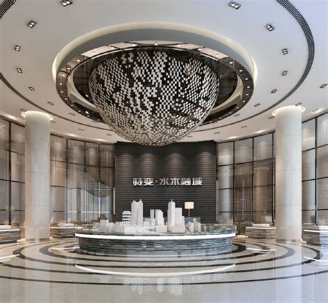 3d Luxury Hotel Lobby Cgtrader