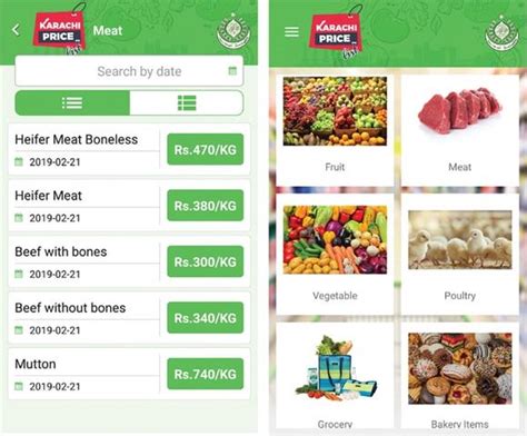 Karachi Official Price List App For Daily Use Items Launched Pakistan