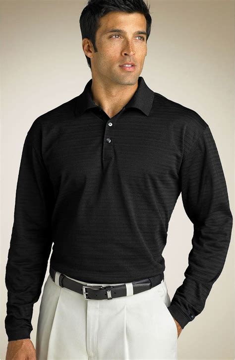 Tiger Woods Golf Apparel Dri Fit Long Sleeve Polo Nordstrom