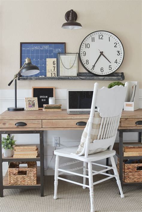 Farmhouse Style Home Office Great Ideas For A Small Office Space