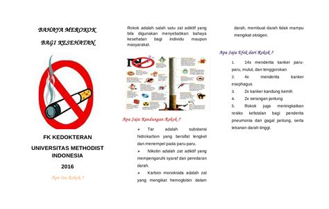 (DOCX) Leaflet Bahaya Merokok - DOKUMEN.TIPS