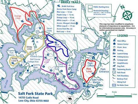 Ohio State Park Campgrounds Map