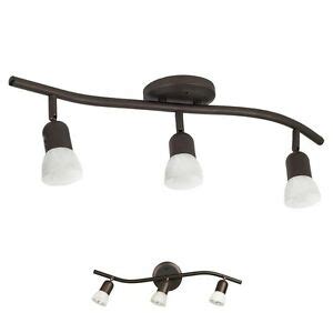 Permanently mounted ceiling fixtures, and freestanding overhead tracks. 3 Light Track Lighting Ceiling Wall Adjustable Lamp ...