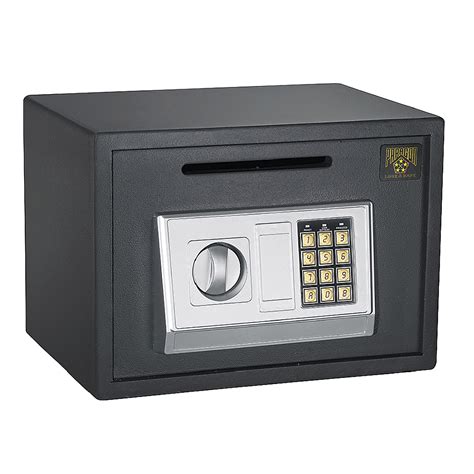 paragon safes 7878 digital depository cash drop safe with 2 keys security safe box for home