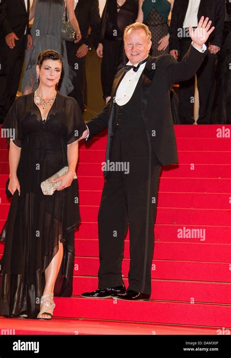 Swedish Actor Stellan Skarsgard And His Wife Megan Everett Attend The