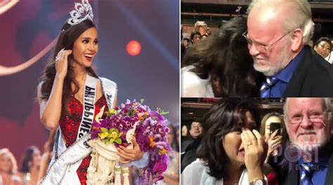 Catriona gray's parents' proud moment as steve harvey announces that their daughter miss universe 2018. WATCH: Parents of Catriona Gray get emotional after Miss ...