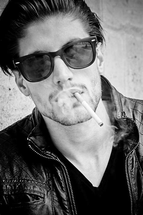 hot guys smoking man smoking attractive guys square sunglasses men cool pictures leather