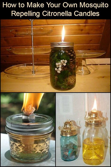 How To Make Your Own Mosquito Repelling Citronella Candles