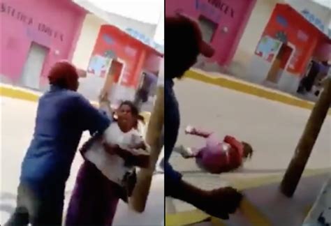 Video Hombre Golpeó Brutalmente A Una Mujer Mayor En Tlaxcala Infobae