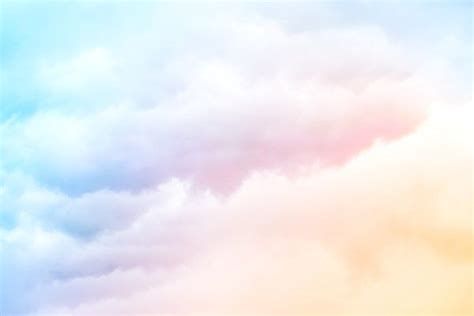 Rainbow Clouds Pastel Rainbow Background Pastel Clouds Backdrops Backgrounds
