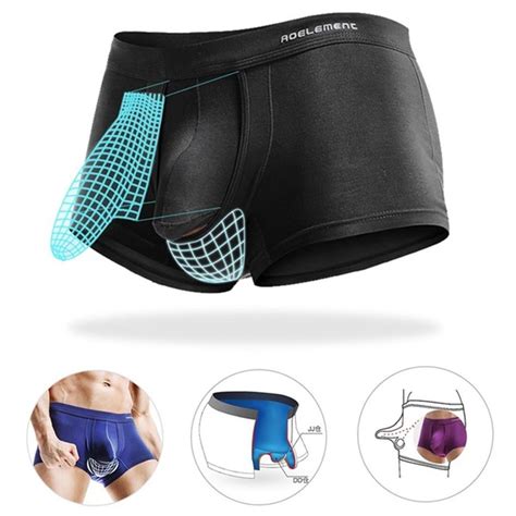 2021 Boxer Health Underwear Men Sexy Breathable Bulge Pouch Penis Soft Panties Shorts Elephant