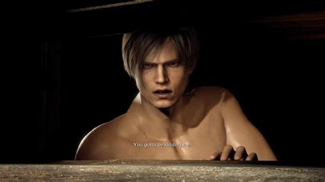 Resident Evil 4 Remake Demo Mod Make Leon Half Naked