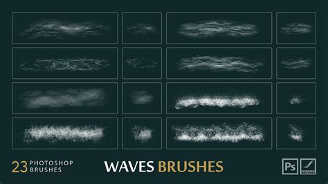 Waves Photoshop Brushes