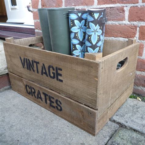 Personalised Wooden Apple Crate By Vintage Crates