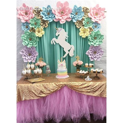 Unicorn Themed Birthday Party 1st Birthday Parties Bday Party