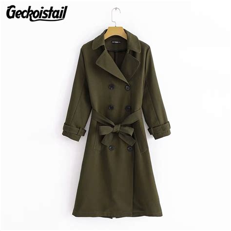 Geckoistail 2018 Autumn New High Fashion Brand Woman Classic Double