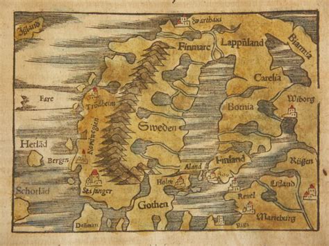 Ancient Denmark Map