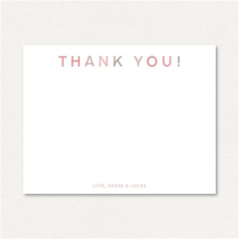 Editable Personalized Thank You Note Template Printable Corjl Etsy