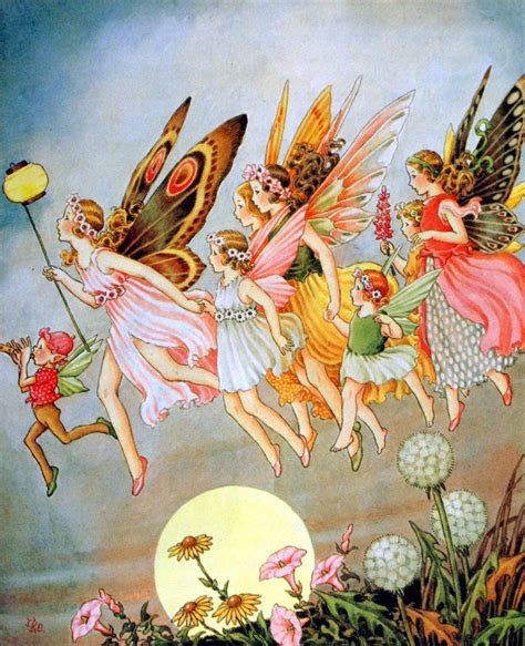 Art By Ida Rentoul Outhwaite 1908 Then The Fairies Came Fairy
