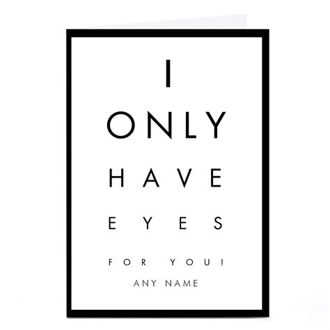 Buy Personalised Card Opticians Chart For Gbp 179 Card Factory Uk
