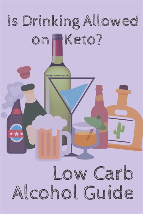 Best Guide To Low Carb Alcohol • Drinking On Keto • Healthyhappysmart