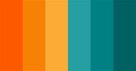 It's raining again today, grrrr, and i can't take it anymore ! Orange And Teal Color Scheme » Green » SchemeColor.com