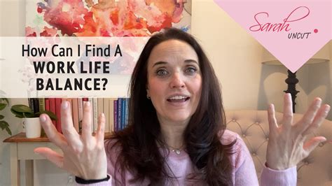 How Do I Find Work Life Balance Sarah Uncut Episode 32 · Sarah Walton