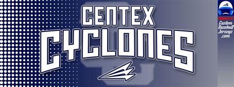 Centex Cyclones Custom Throwback Baseball Jerseys Triton Mockup Portal