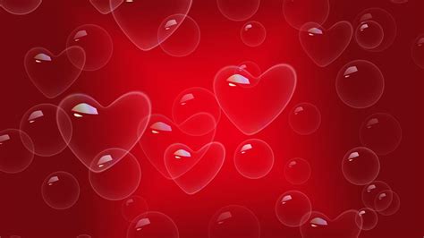 53 Red Love Heart Background Wallpapersafari