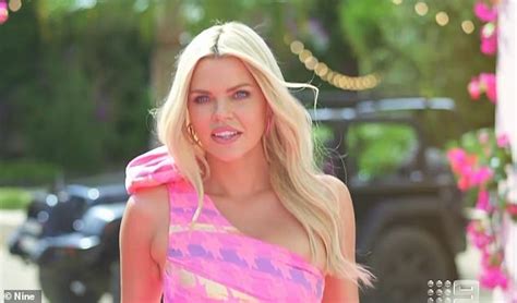 love island australia host sophie monk flaunts her eye popping cleavage during the launch