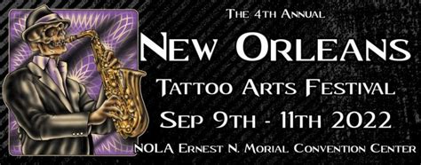 New Orleans Tattoo Arts Festival 2022 September 2022 United States