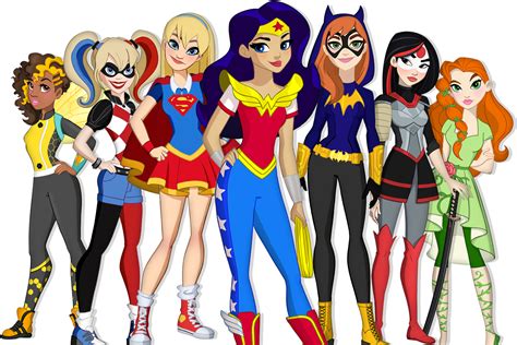 Main Characters From Left To Right Supergirl At Super Hero High Dc Super Hero Girls