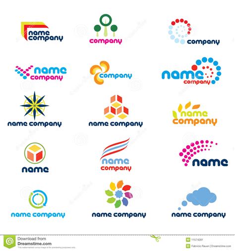 Company Logo Designs Stock Image Image 11574281