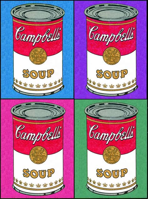 Campbells Soup Can Andy Warhol Art Pop Art Food Warhol Art