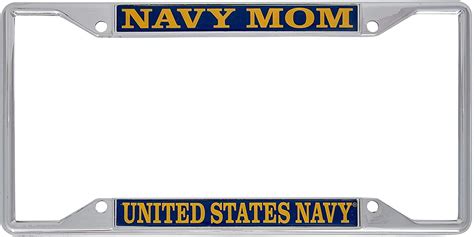 Us Navy Mom License Plate Frame For Front Back Of Car Officially