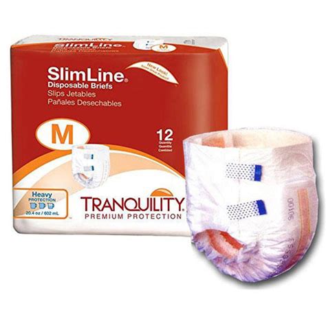 Tranquility Slimline Disposable Adult Briefs — Mountainside Medical